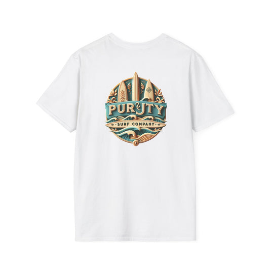 Purity Surf Company Unisex Softstyle T-Shirt - Sunny days and chill waves