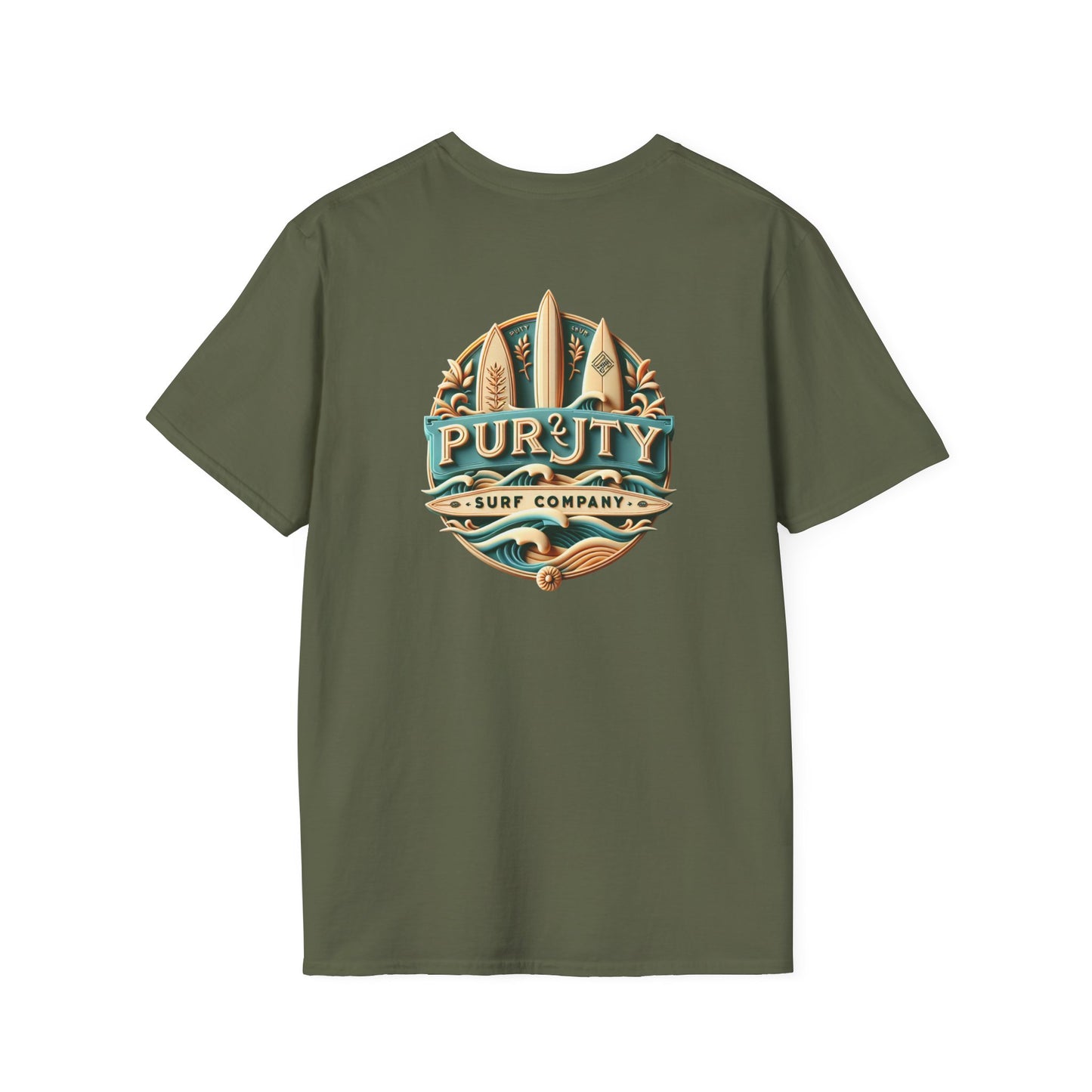 Purity Surf Company Unisex Softstyle T-Shirt - Sunny days and chill waves