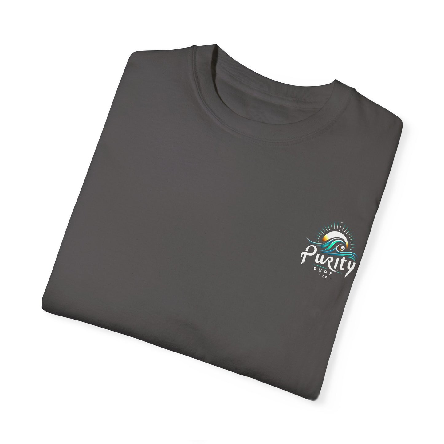 Unisex Garment-Dyed Surf T-Shirt - Purity Surf Co. Design