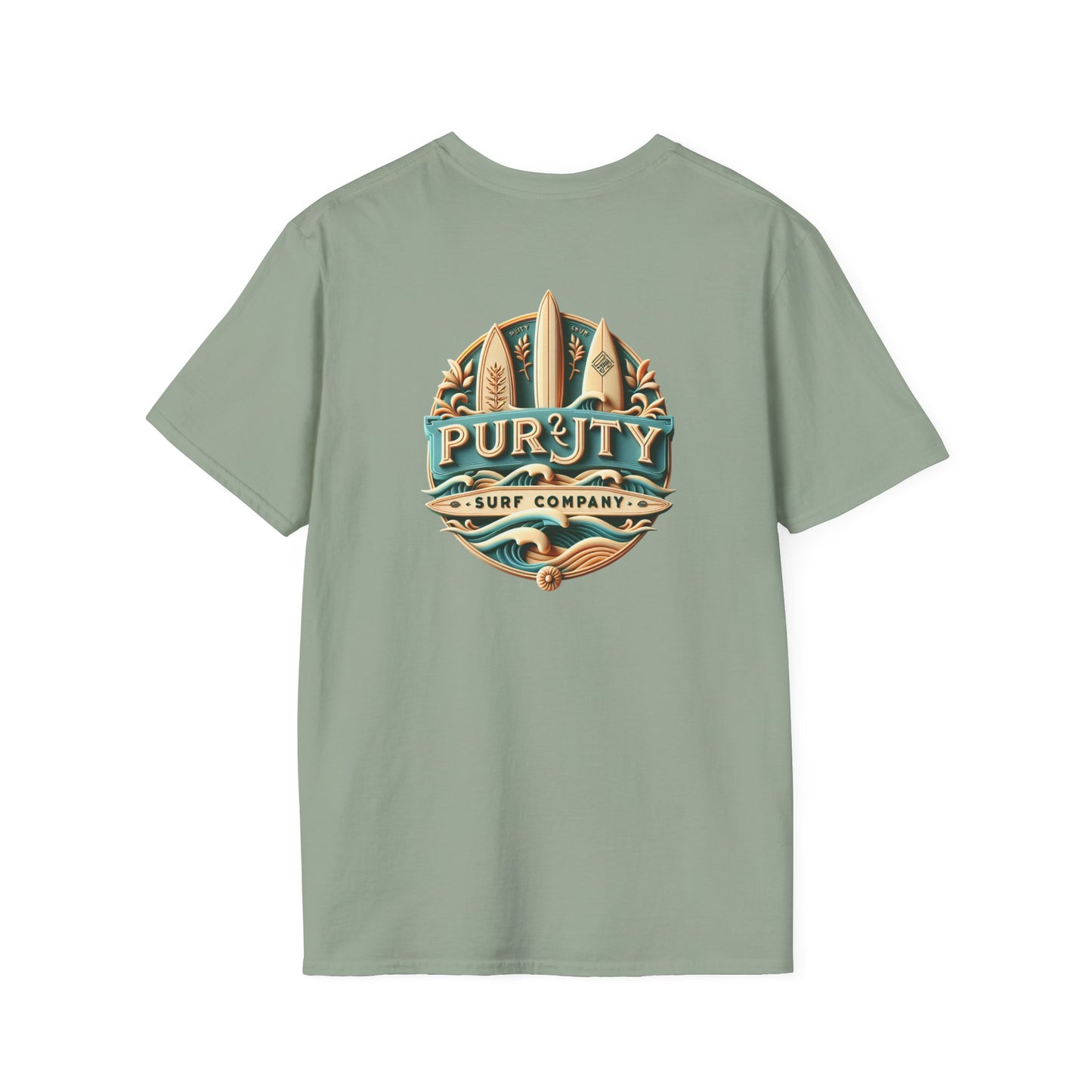 Purity Surf Company Unisex Softstyle T-Shirt - Sunny days and chill waves