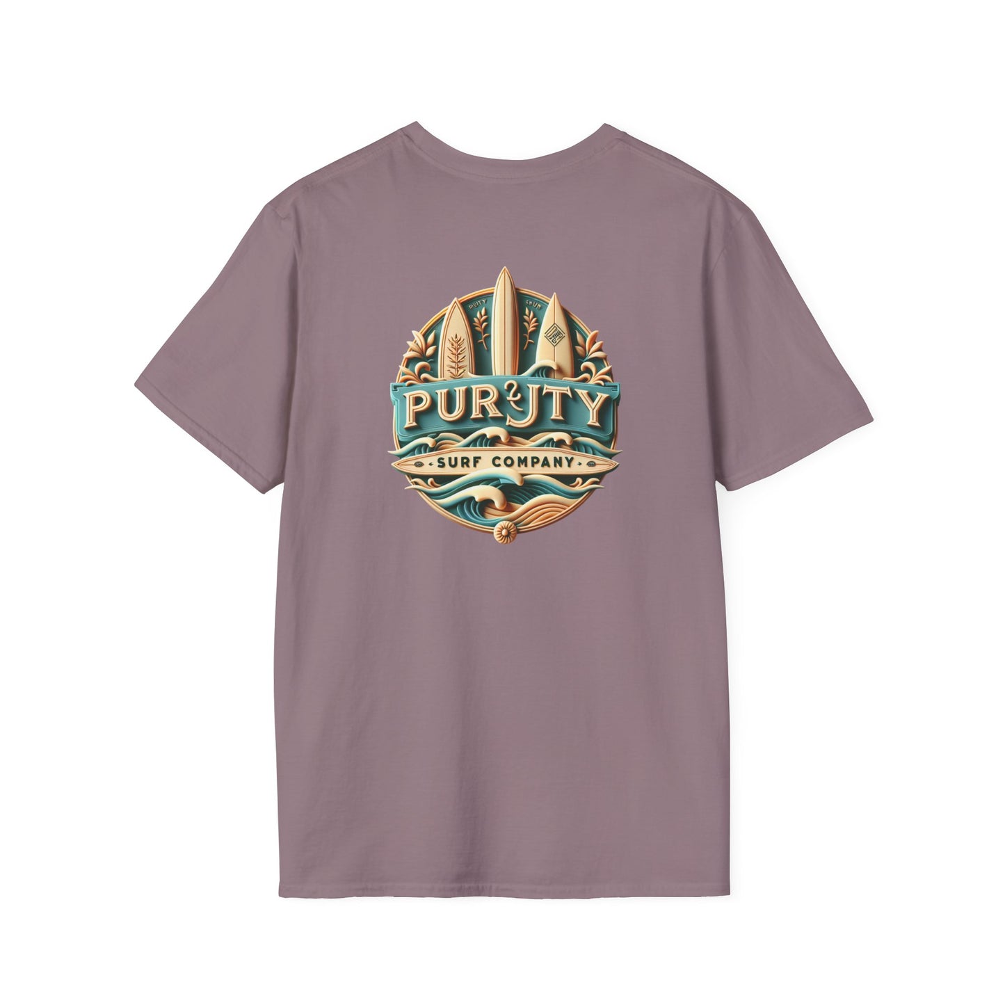 Purity Surf Company Unisex Softstyle T-Shirt - Sunny days and chill waves