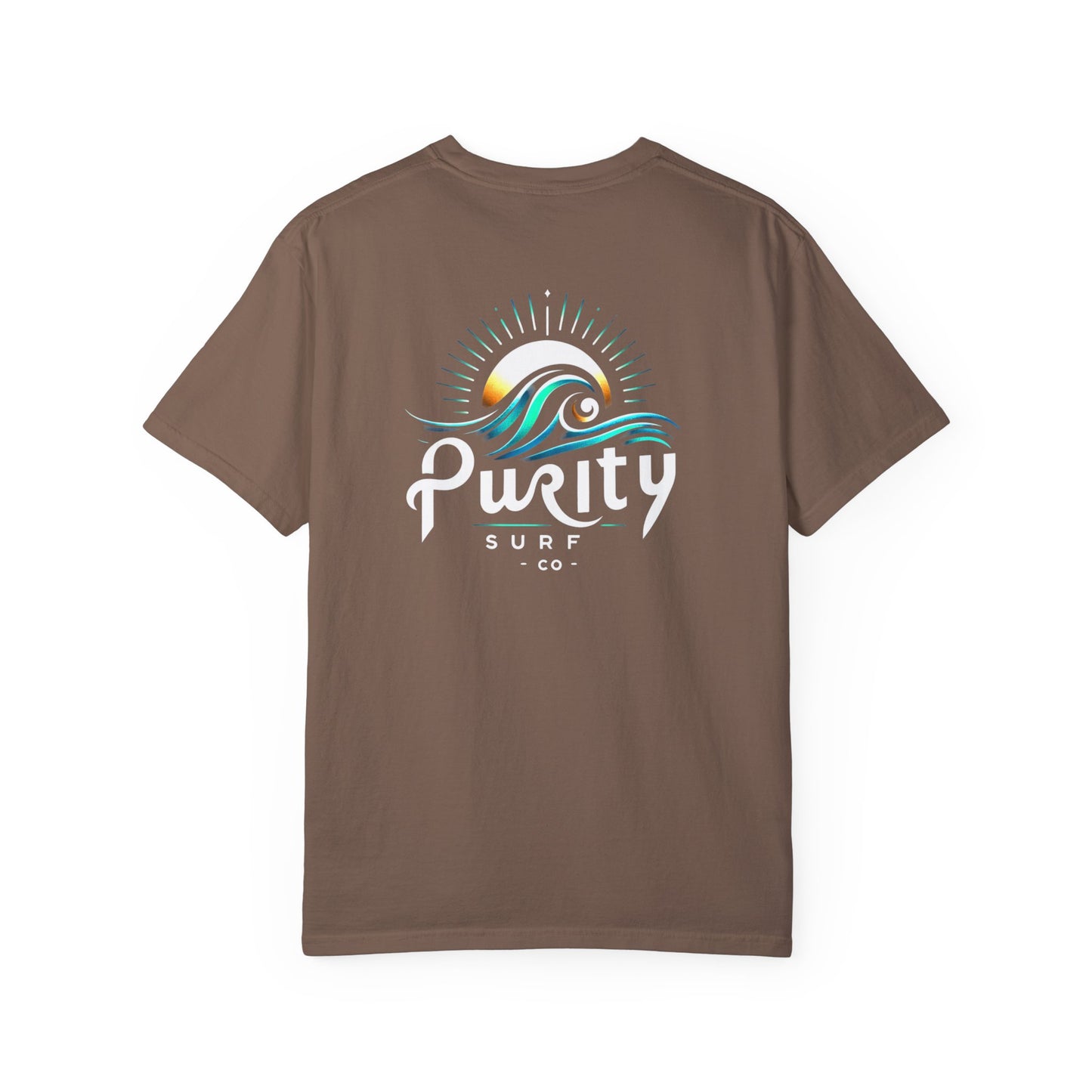 Unisex Garment-Dyed Surf T-Shirt - Purity Surf Co. Design