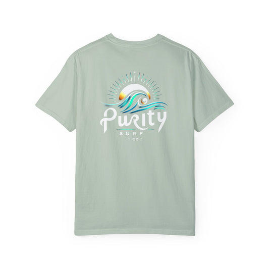 Unisex Garment-Dyed Surf T-Shirt - Purity Surf Co. Design